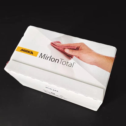 Tampone Abrasivo Rettangolare Originale MIRKA Rosso-Grigio 1500/360 in Nylon per Lucidatura di Lavelli e Bagni