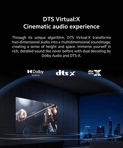 Xiaomi TV A 32, dimensioni compatte con schermo colorato, suono dinamico con audio Dolby ™ , DTS-X e DTS Virtuale:X, Fini metallici di fascia alta