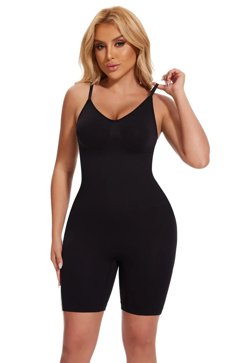 Nuovo Body Shapewear Donna Canotta Controllo della pancia Shaper completo del corpo Pantaloncini anti sfregamento Dimagrante Vita Trainer Butt Lifter