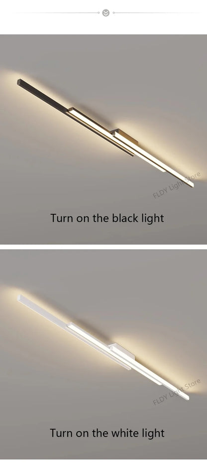 Lampada da soffitto moderna linea Luci a LED Soggiorno Sala da pranzo Camera da letto principale Apparecchio Lampadario a soffitto Sconce da parete Apparecchio di illuminazione