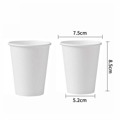 10-200 bicchieri di carta usa e getta in tinta unita, tazze da caffè, bicchieri per bevande, per compleanni, matrimoni, picnic, viaggi, feste, articoli per la tavola