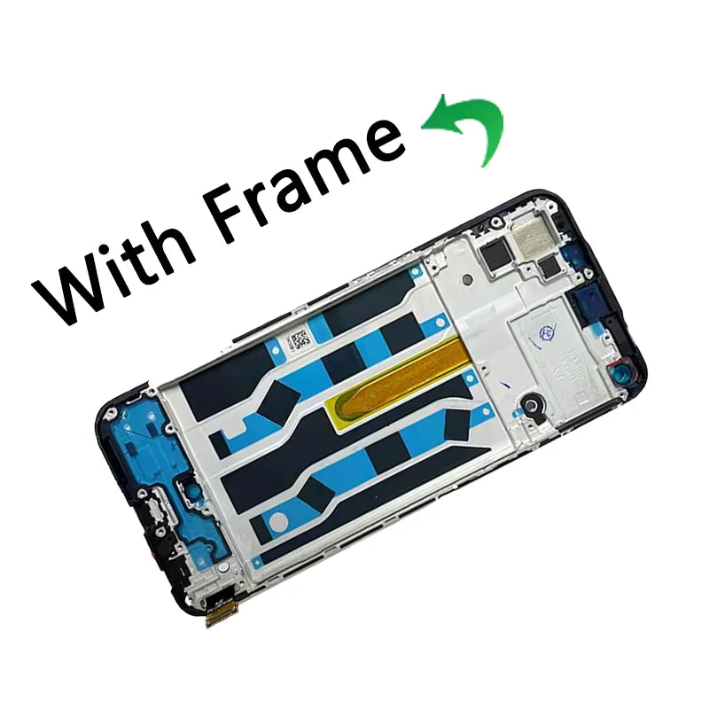Display AMOLED da 6,43 pollici per OPPO Reno6 4G LCD CPH2235, pannello touch screen digitalizzatore per Oppo Reno 6 5G PEQM00, LCD CPH2251