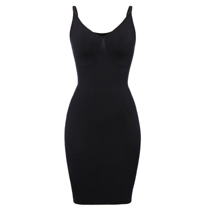 Sexy Full Slip Shapewear Abito da donna Scollo a V Aderente Biancheria intima Compressione liscia Shaper del corpo Dimagrante Vita Addome Pancia Corsetto