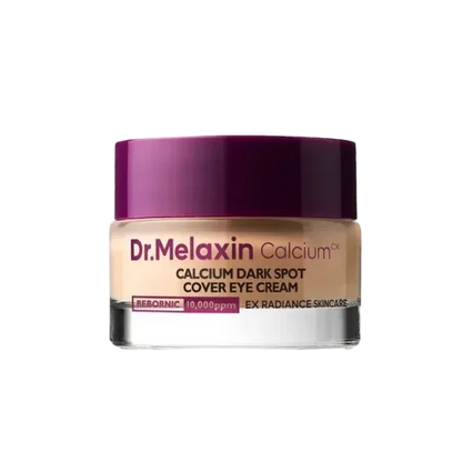 Dr. Melaxin Cemenrete Calcium Dark Spot Eye Cream | Contorno Occhi 2in1 Correttore + Trattamento | REBORNIC 10.000 ppm | Diossido di Titanio | Niacinamide + Adenosina + Collagene | Occhiaie e Tonicità | K-Beauty | 15g