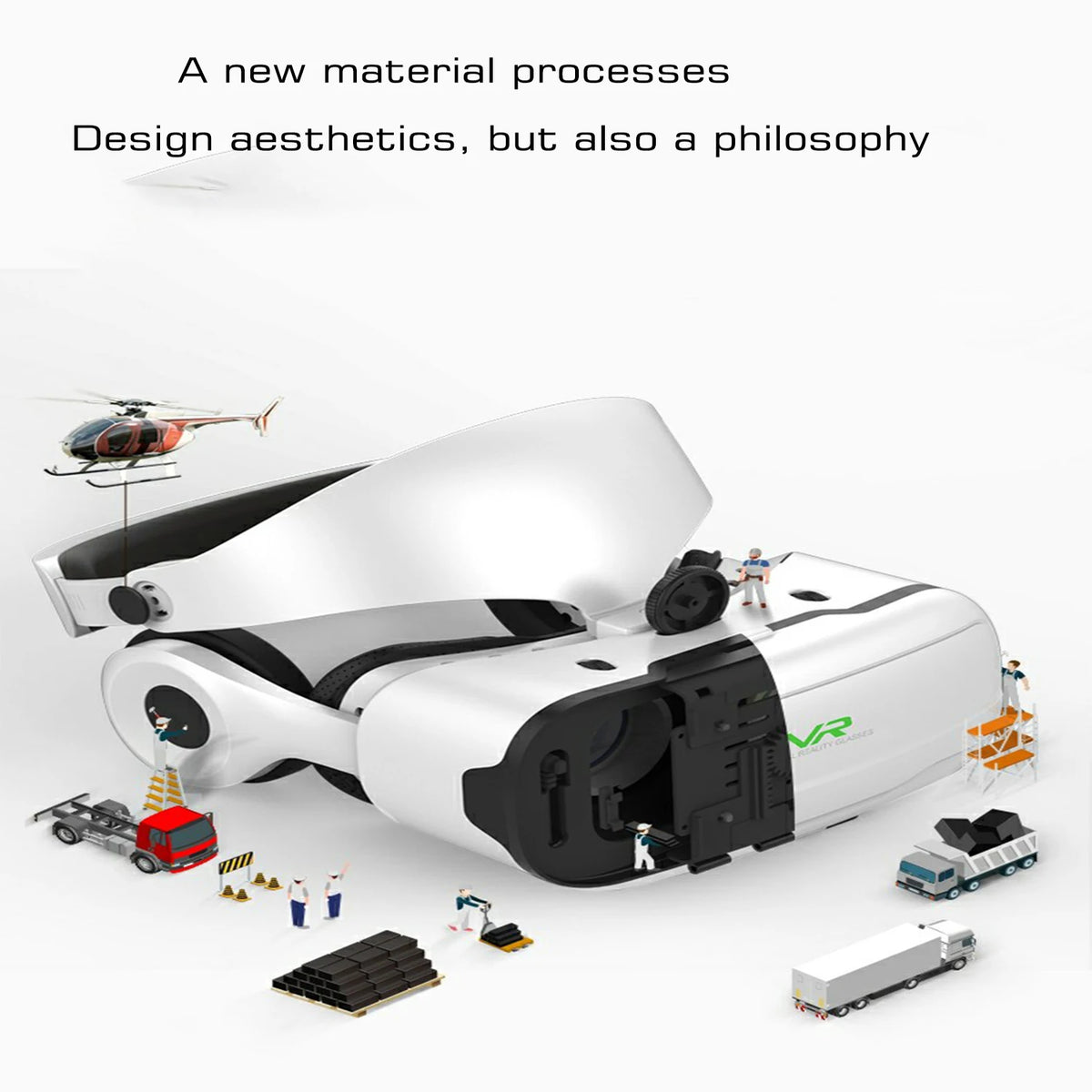 Shinecon occhiali VR per realtà virtuale cuffie 3D dispositivo Viar lenti per casco intelligente occhiali per cuffie per Smartphone cellulare