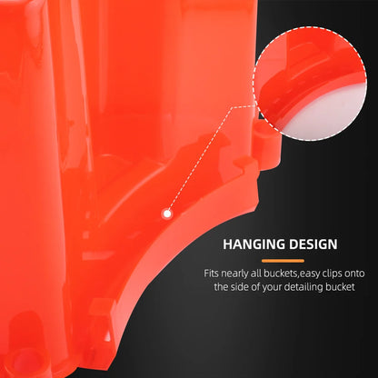 SPTA Universal Bucket Organizer Car Detailing lavaggio Tool Storage Kit barile appeso esterno