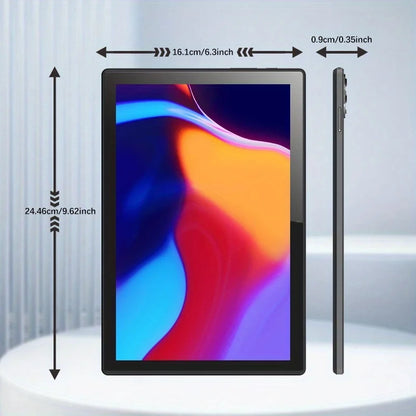 KOOMDIGI T30 PRO Tablet PC 2-in-1 da 10,1 pollici, Android, 6GB RAM, 128GB ROM, 4G LTE, WiFi 2.4G+5G, doppia fotocamera 5MP+13MP con custodia rosa, penna stilo, tastiera e mouse