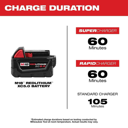Batteria agli ioni di litio Milwaukee M18 18V 6.0Ah 12.0Ah ad alta potenza, 100% originale, per utensili elettrici a batteria 48-11-1850 48-11-1815