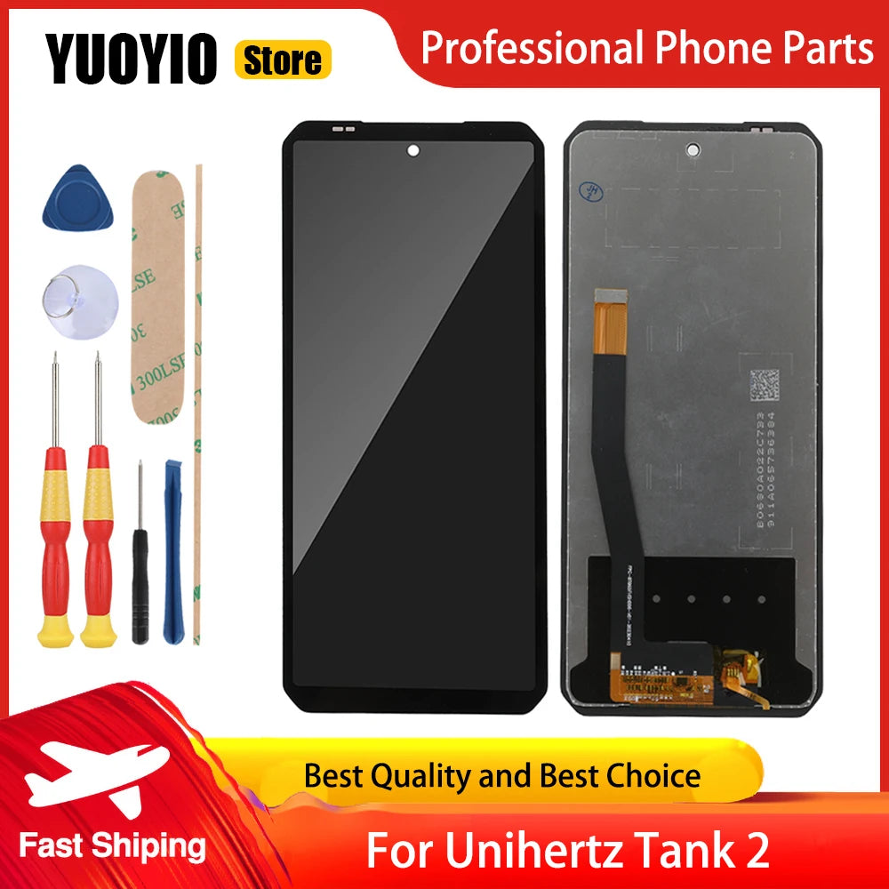 Nuovo Display Touch per Unihertz 8849 Tank 2, Schermo LCD con Digitalizzatore, Assemblaggio di Ricambio, Strumenti di Smontaggio Gratuiti