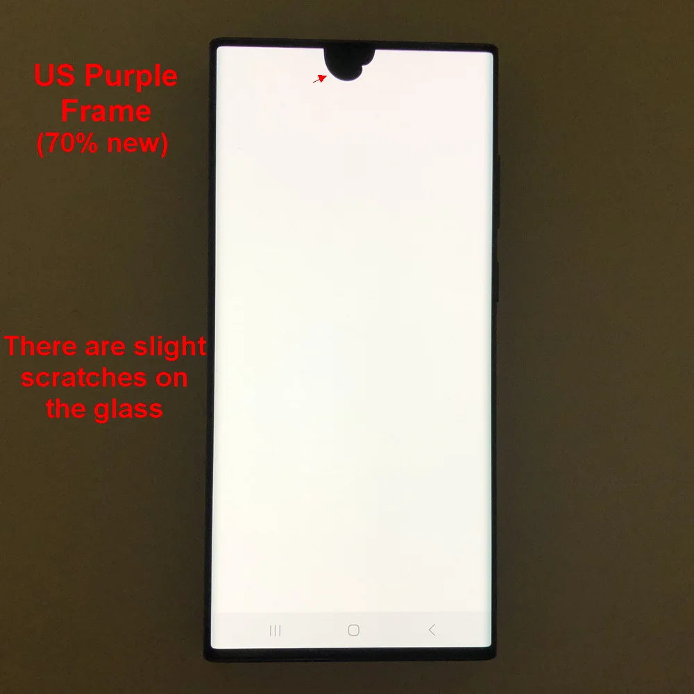 Display Super AMOLED per Samsung Galaxy S22 Ultra LCD SM-S908 S908U S908E, Schermo Touch Digitizer di Ricambio con Difetti
