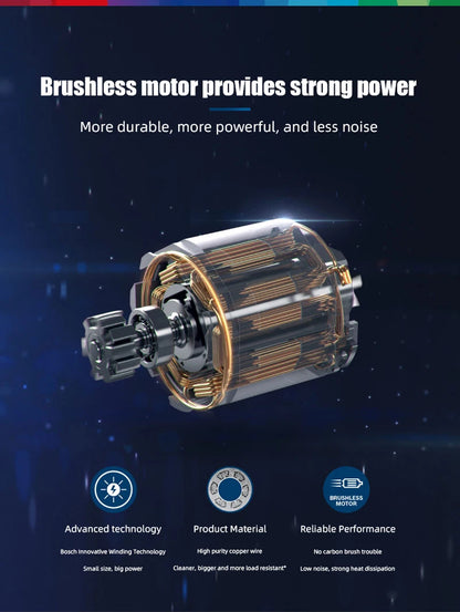 ‌ Smerigliatrice Angolare a Batteria Bosch GWS 18V-8 18V Li-ion Brushless, Utensile Elettrico per Taglio, Levigatura e Lucidatura