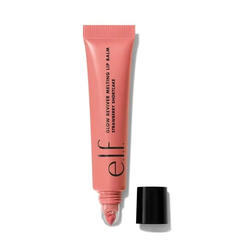 Balsamo labbra alla frutta Elf, nuovo, balsamo labbra e guance a doppio uso, fard liquido in polvere, fondotinta liquido satinato e primer verde e rosa, cosmetici