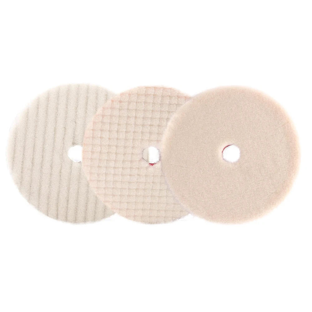 (Vendita singola) SPTA 1PC 3"(80mm)/5"(125mm)/6"(150mm) Tampone di lana giapponese per lucidatura per lucidatrice per auto Dettagli rimozione graffi