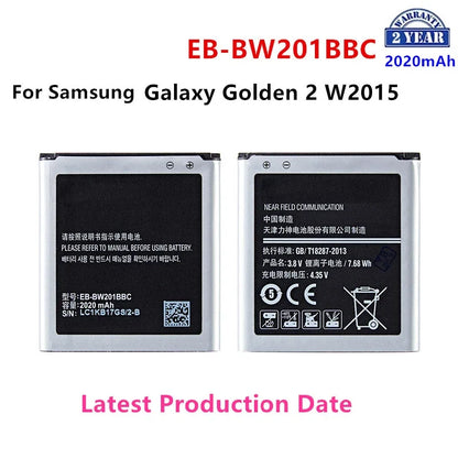 Nuovissima batteria EB-BW201BBC 2020mAh per batterie Samsung Galaxy Golden2 Galaxy Golden 2 W2015