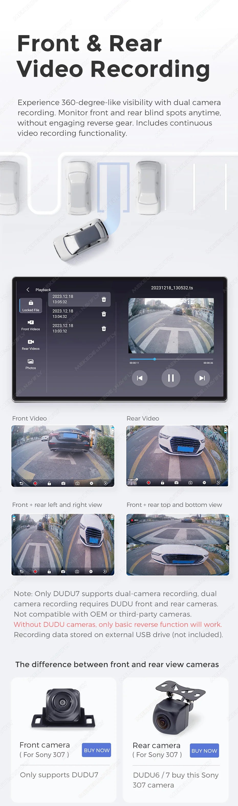 DUDUAUTO 512GB Wireless CarPlay Android Auto Per Peugeot 408 Per Peugeot 308 308SW Autoradio Lettore Multimediale DSP WIFI GPS AMP