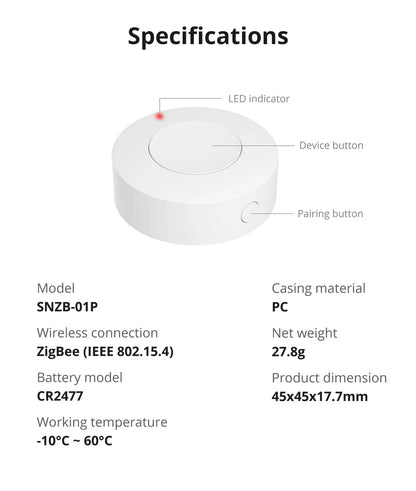 Sonoff Zbmini L2 Sonoff Zigbee Ponte Zigbee Zbminil2 Sonoff Bridge SNZB-02D SNZB-02p SNZB-04P SNZB-03P SNZB-05P SNZB-01P