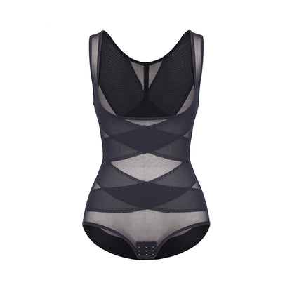 Perizoma in rete Body Shapewear Donna Nuovo Shaper per tutto il corpo Vita sottile Tummy Control Intimo Pancia piatta Corsetto sottoseno