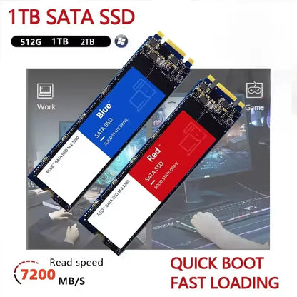 SSD M.2.2280 NGFF Brand+ ad altissima capacità, unità a stato solido interna portatile da 1TB 2TB per laptop, PC desktop, backup giochi PS5