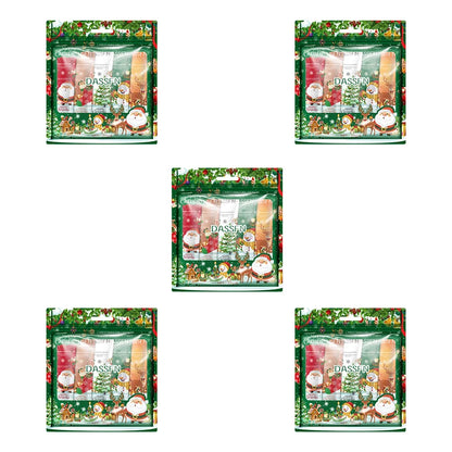 Set di Creme per le Mani di Natale, Fragranze di Cocco, Litchi, Fiori e Frutta, Lozione Corpo Idratante Portatile per Autunno e Inverno, Regalo per le Feste, Novità