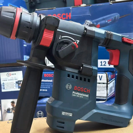 ‌ Bosch 18V-18 X Trapano Tassellatore Rotativo a Batteria Leggero Brushless 2-in-1 per Calcestruzzo