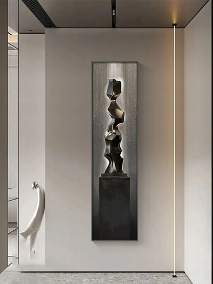 Lampada da Parete a LED Moderna di Lusso, Decorazione per Ingresso, Quadro Sottile da Parete, Lampada da Corridoio di Alta Gamma