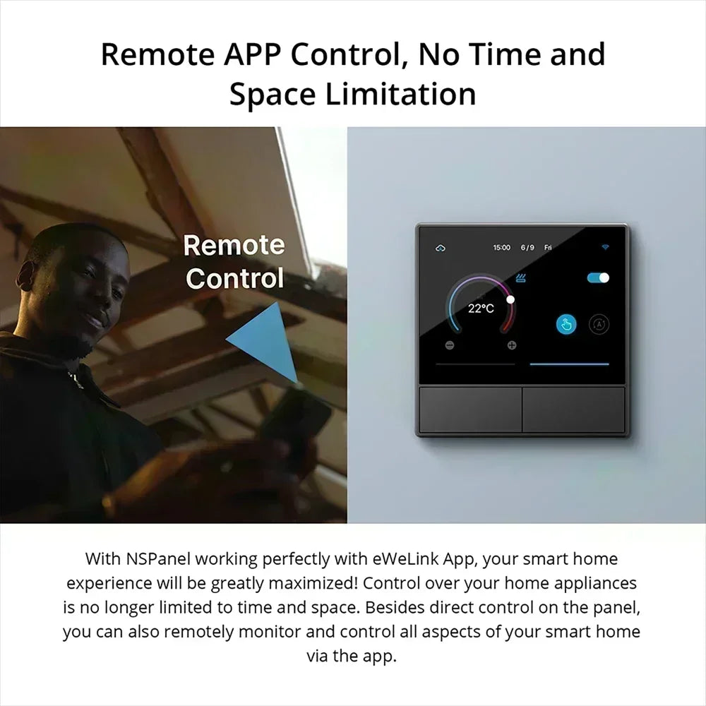 SONOFF NSPanel Sonoff Interruttore A Parete Pannello di Controllo Casa Intelligente Sonoff Ns Pannello 86P EU/US Termostato Digitale di Temperatura Alexa Google