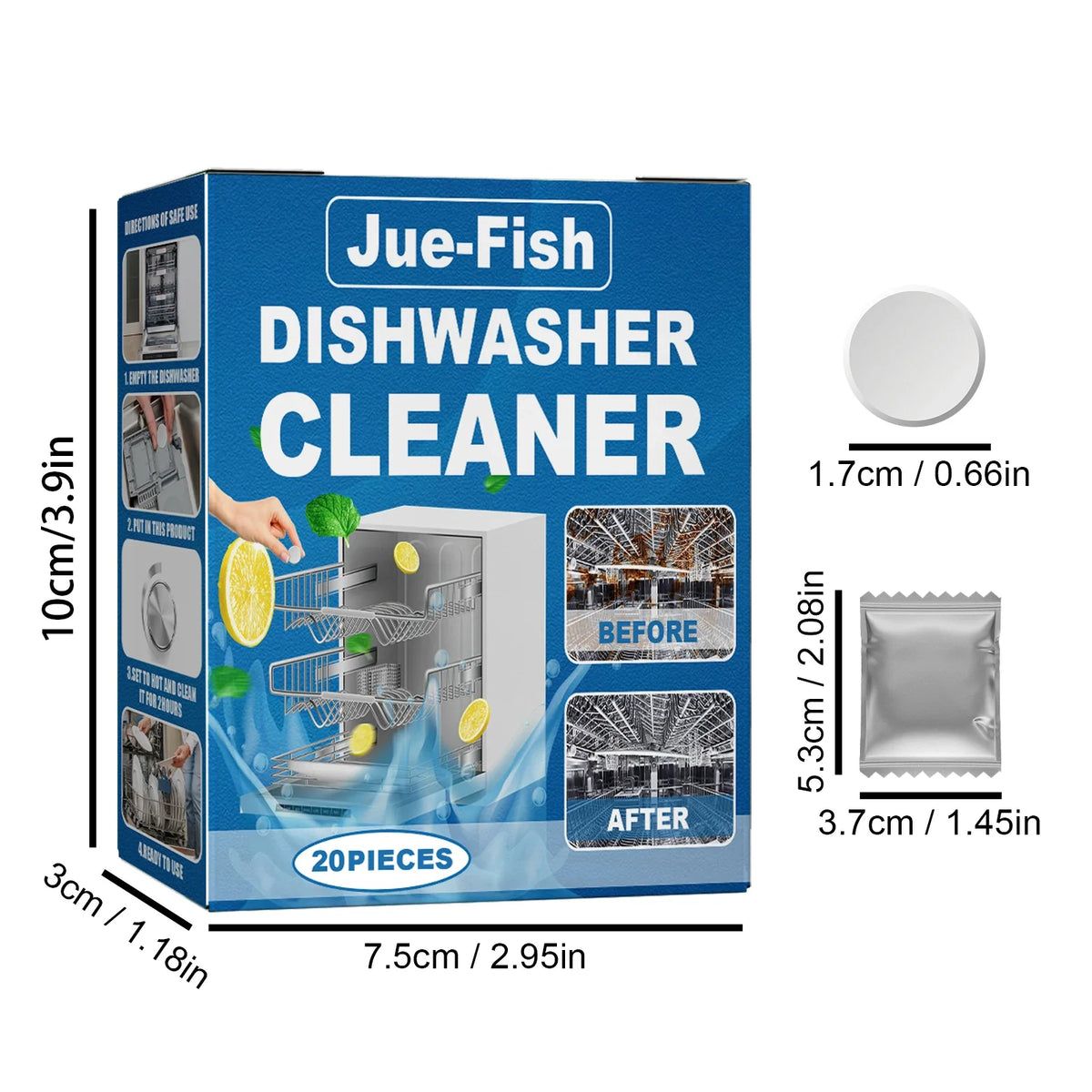 Pastiglie detergenti per lavastoviglie, disincrostanti e smacchianti per lavastoviglie, lavatrice, cucina e cura quotidiana della casa