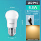 Philips LED E27 6,5 W (= 45 W) MyCare P Lampadina Mini Dimensioni 3000 K 6500 k Luce Bianca 220 V-240 V EyeComfort Lampada da Interno LED Originale, 1x