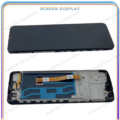 6.5 "LCD Per OPPO Realme C3 Display LCD Touch Screen Digitizer Assembly RMX2027 RMX2020 RMX2021 Parti di Ricambio Dello Schermo LCD
