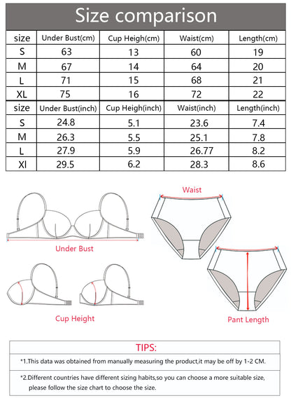 2 set Set di biancheria intima con ferretto solido Reggiseno push up da donna con anello in acciaio Moda donna intimo Mutandine Set di reggiseni per tutti i giorni J2611