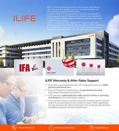 Robot Aspirapolvere ILIFE A30 Pro con Stazione di Svuotamento Automatico, Forte Aspirazione 5000Pa, Navigazione LDS, 180 Minuti di Autonomia, Funzione 2-in-1 Lavaggio e Spazzamento, Controllo APP, Pulizia di Pavimenti e Tappe