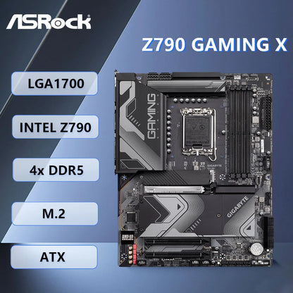 Scheda madre Gigabyte Z790 GAMING X Intel Z790 LGA1700 DDR5 M.2 ATX supporta Core I9-13900 I7-13700F I5-14500 i5-12500 i3-12100F