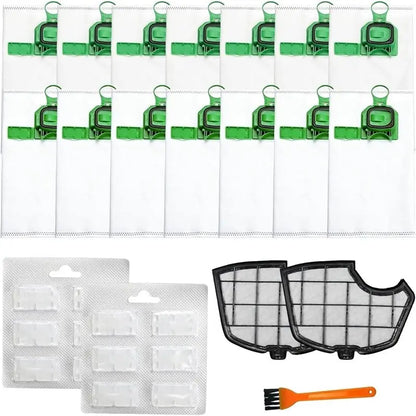 Offerta Speciale - Confezione da 14 Sacchetti per Aspirapolvere Compatibili con Vorwerk Kobold VK140 VK150 FP140 FP150, Set Acce