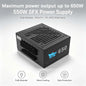 Alimentatore Max 650W SFX Mini ITX Completamente Modulare per Computer 110V~240V 8CM Controllo Intelligente della Temperatura Ventola Silenziosa