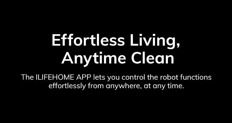 Robot Aspirapolvere ILIFE V20, Aspirazione 5000Pa, Navigazione Intelligente SOF LiDAR, Controllo APP, Pulizia Personalizzabile, Ricarica Automatica