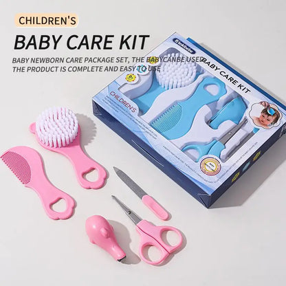 Set di 13 Pezzi per la Cura del Bambino, Kit Portatile per Toelettatura e Cura delle Unghie