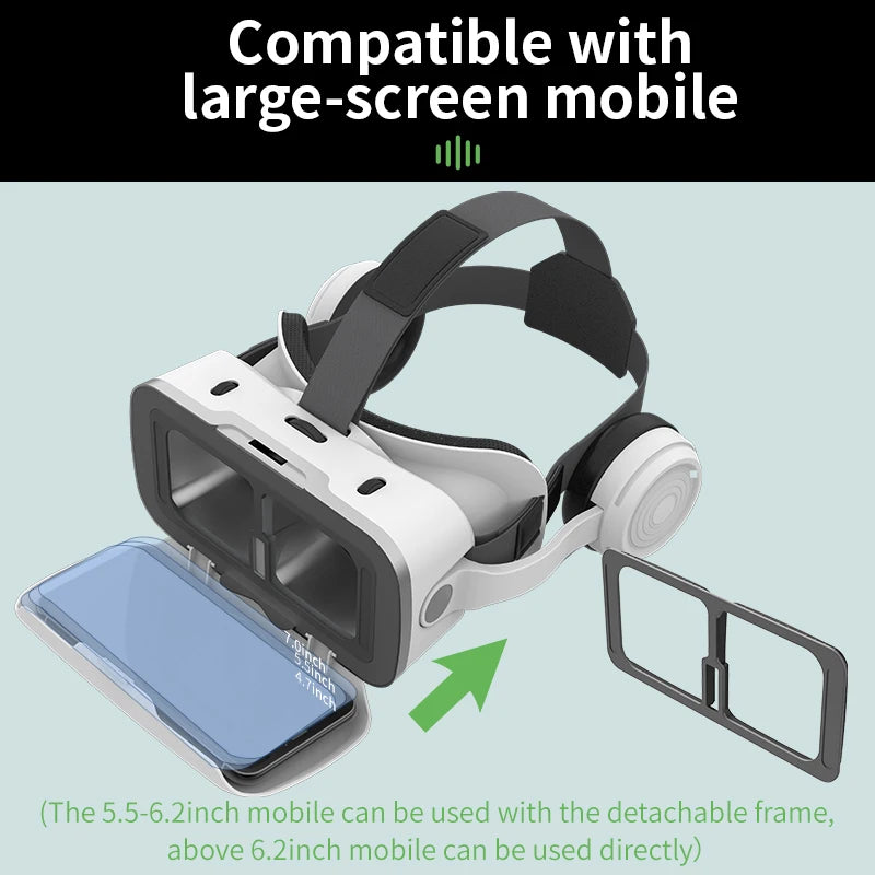 Occhiali per realtà virtuale VR Dispositivi per cuffie 3D Viar Occhiali per casco Lenti Smart per smartphone Telefono Cuffia mobile Realidade