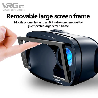 VRG Pro Realtà Virtuale Occhiali VR Dispositivi per cuffie Viar 3D Occhiali per casco Lenti Smart per Smartphone Cellulare Set di giochi per dispositivi mobili