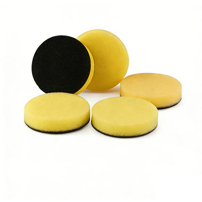 SPTA 5 pezzi 1 pollice (30 mm) 2 pollici (50 mm) mini tamponi in schiuma spugna per lucidatura per kit di lucidatura per dettagli trapano rorario per auto