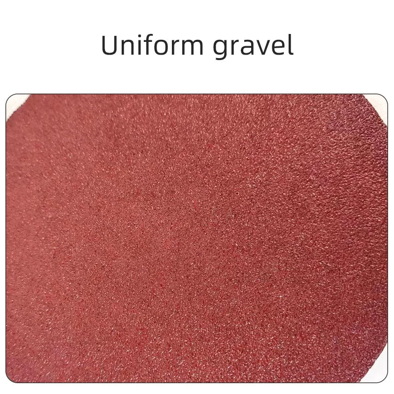 Set di dischi abrasivi con gancio e anello rosso da 5 pollici Set di carta vetrata a secco grana 60-1200 per levigatrice orbitale - Carta vetrata per lucidatura automatica in legno e metallo