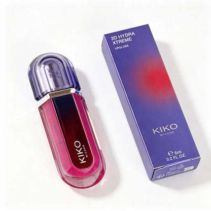 Nuovo KIKO MILANO Edizione Limitata Lucidalabbra 3D Hydra Effetto Volumizzante, Glaze per Labbra Effetto Specchio Trasparente, Rossetto a Lunga Durata, Cosmetico Idratante Naturale