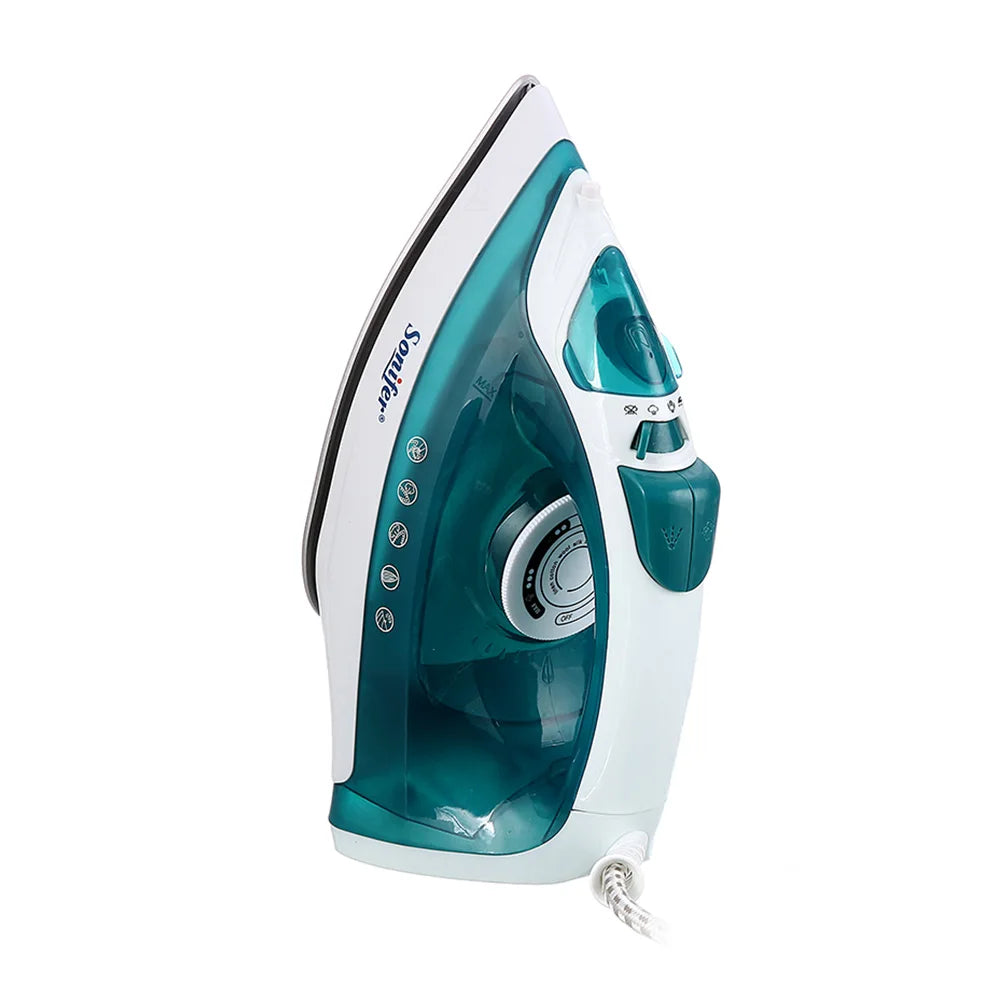 Ferro da stiro elettrico portatile Mini ferro da stiro a vapore per indumenti per ferro da stiro Ferro da stiro con piastra in ceramica regolabile per stirare Sonifer