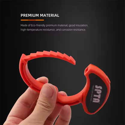 Morsetto per cavo multiuso SPTA, clip per finitura filo per lucidatrice, strumento per riporre e rifinire cavi di alimentazione, clip in plastica, cerchio per cavi