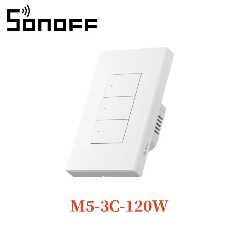Sonoff MINI R4 Sonoff R5 Sonoff 4CH Pro R3 4CH R3 S-mate WiFi Smart Switch Switchman M5 Sonoff NINIR4 tramite EWeLink Google