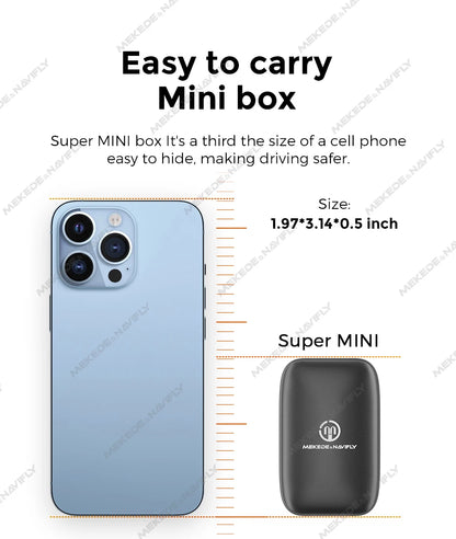 Mekede 2026 Android 2GB RAM CarPlay Wireless/Android Auto Wireless MINI BOX 3in1 CarPlay da Cablato a Wireless Portatile per YouTube Netflix Smart Box