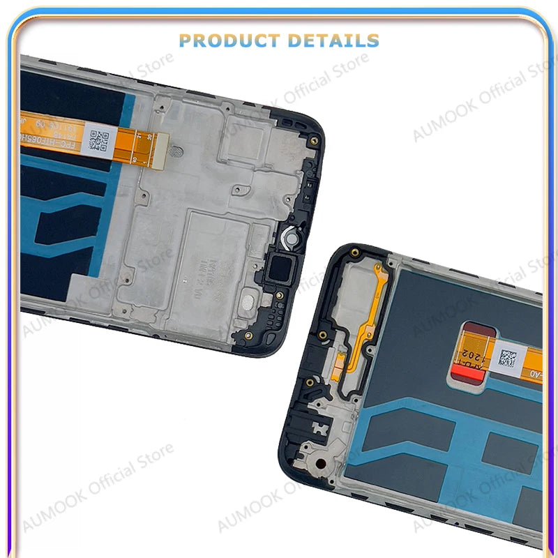 6.5 "LCD Per OPPO Realme C3 Display LCD Touch Screen Digitizer Assembly RMX2027 RMX2020 RMX2021 Parti di Ricambio Dello Schermo LCD