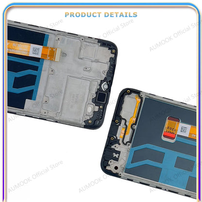 6.5 "LCD Per OPPO Realme C3 Display LCD Touch Screen Digitizer Assembly RMX2027 RMX2020 RMX2021 Parti di Ricambio Dello Schermo LCD