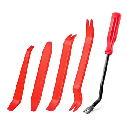 Kit di attrezzi per smontaggio auto iLMH, kit in plastica per rimozione pannelli, clip, finiture, radio, cruscotto, audio, attrezzi per installazione e riparazione