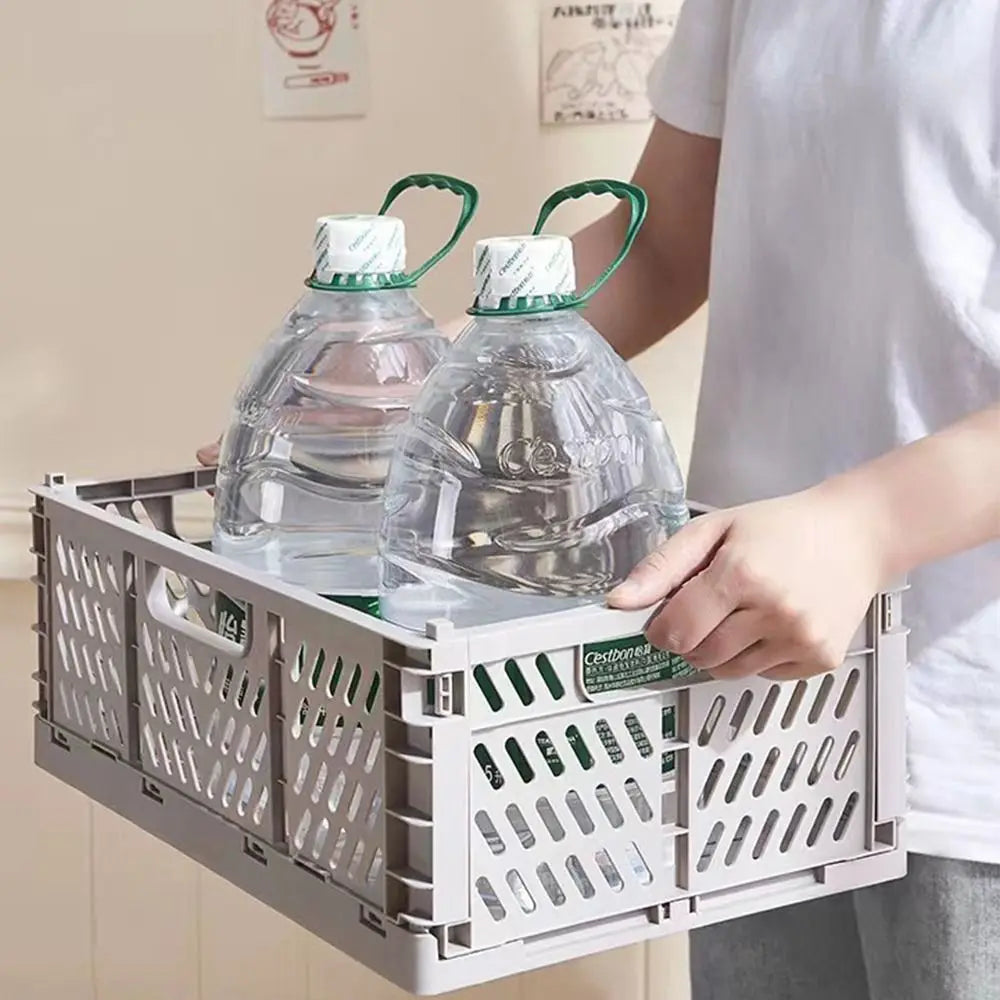 Cassa portaoggetti pieghevole pieghevole Cestini portaoggetti impilabili INS S/M/L Cancelleria in plastica Porta cosmetici Forniture per l'aula