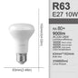 2 pezzi E27 E14 LED lampadina da bagno R50 R63 R80 220V 10W senza sfarfallio luce calda 3000K 6000K per la casa soggiorno illuminazione interna